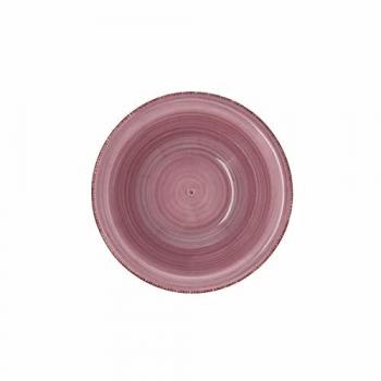 Bol de Cerámica Rosa Quid Peoni Vita (18 cm) - Pack de 6 unidades