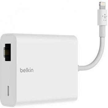 Belkin B2B165bt - Adaptador de Ethernet y Carga con Conector Lightning