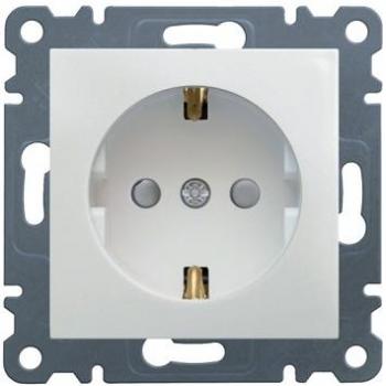 Enchufe Hager Lumina 2P+TT Blanco Polar WL1060