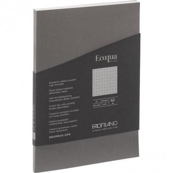 Cuaderno Ecoqua Plus Punteado A5 90 hojas Fabriano Boutique Antracita