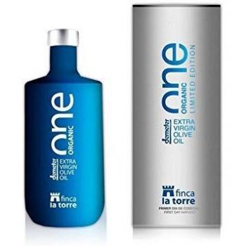 6 botellas vidrio 500 ml - Finca la Torre ONE, primer día de la cosecha. Aceite de oliva virgen extra Hojiblanca ecológica