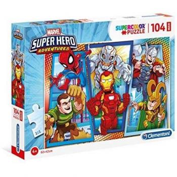 Puzzle Clementoni Marvel Superhéroes Avengers - 104 Piezas Maxi para Niños