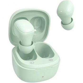 Auriculares TWS Bluetooth 5.3 In-Ear Verde Claro con Comando Táctil y Micrófono