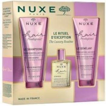 Nuxe Hair Prodigieux Luxury Hair Care Gift Set - Shine Shampoo, Conditioner & Pre-Shampoo Mask