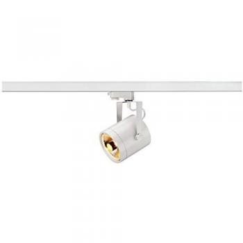 Foco Riel Trifásico Blanco Euro Spot ES111 GU10, Máx. 75W, Incluye Adaptador de 3 Fases