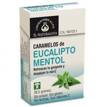 EL NATURAL Caramelos EUCALIPTO-MENTOL EXP 20 Unidades, No aplicable