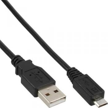 Cable Micro-USB 2.0 de 1,5m - USB-A a Micro-B - Negro