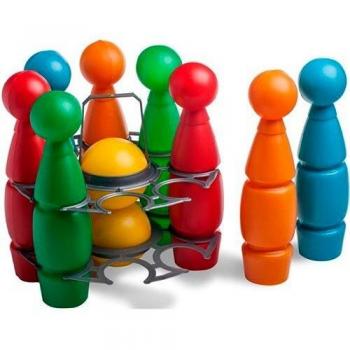 Jisa - Set de bolera clásica con 8 bolos
