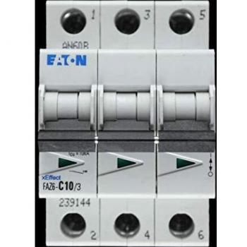 EATON FAZ6-C10/3 Interruptor Automático Magnetotérmico FAZ6, 3P, 10A, Curva C