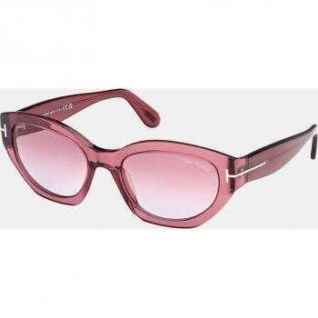 Tom Ford Geometric Acetate Sunglasses - Pink Gradient, 55mm