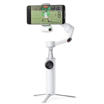 Estabilizador de smartphone Insta360 Flow 2 Standard Bundle Blanco 3 ejes plegable con Bluetooth y autonomía de 10 horas