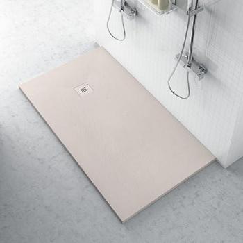 Plato de ducha mineral Zero FERRARI SRL con diseño moderno, superficie antideslizante, fácil instalación, resistencia a impactos y manchas, disponible en varias dimensiones y acabados
