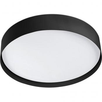 Plafón LED negro mate FARO Barcelona 64188N VUK