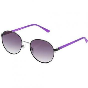 Guess GU3027 Gradient Round Sunglasses for Women - Black, UV Protection, One Size