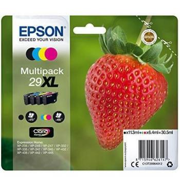 Cartucho de Tinta Epson 29XL Pack Negro y Color Fragola