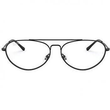 Ray-Ban RX6454 Col. 2509 Unisex Round Black Eyeglasses