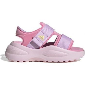 Sandalias de natación Adidas Mehana infantil rosa, características: diseño ligero, suela antideslizante, material sintético resistente al agua, cierre tipo tira ajustable, plantilla acolchada para mayor comodidad