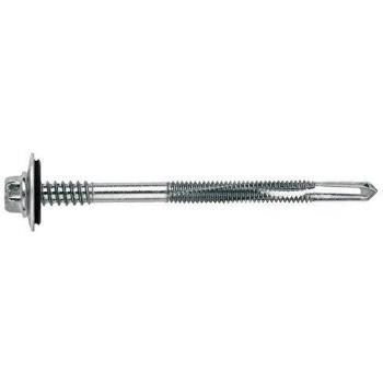 Index PSL1655085 - Tornillo punta broca para panel sandwich n 5 bicromatado con arandela P-16 5,5/6,3 x 85