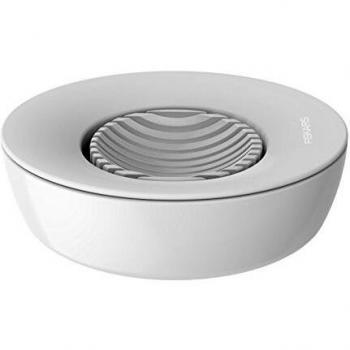 Fiskars Cortador de huevo, Plástico/Acero inoxidable, 13,3 x 12 x 4,2 cm, Functional Form, Blanco, 1016126