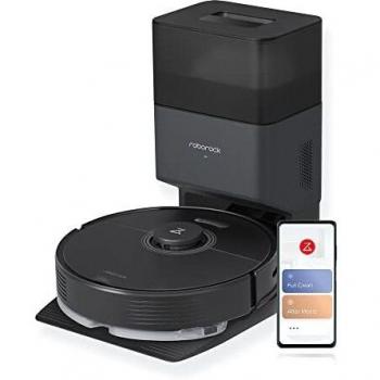 Roborock Q7 MAX+ Robot Aspirador con Estación de Vaciado Automático, Recogida automática de Polvo, 4200 Pa, Navegación LIDAR, Control de Voz App, Modelo 2022
