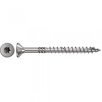 Tornillos para madera Power-Fast 4.0 x 40 mm, cabeza avellanada, acero inoxidable A2, rosca parcial, TX20, caja de 200 unidades
