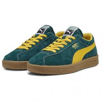 Puma Delphin Men's Sneakers Green/Orange Size 40