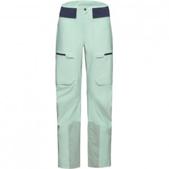 Mammut - Pantalón de esquí de mujer HALDIGRAT AIR HS Mammut, ligero, impermeable, transpirante, con refuerzos en las rodillas, ajuste ergonómico y múltiples bolsillos