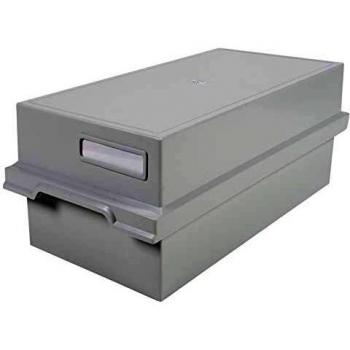 Schedari in plastica con coperchio Exacompta - A6 orizzontale - 171x335x139 mm - 1200 - 51240D