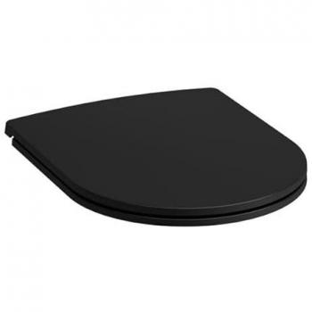 Asiento de WC Laufen Pro Slim con Tapa, 485x390mm, Cierre Suave, Color Negro Mate
