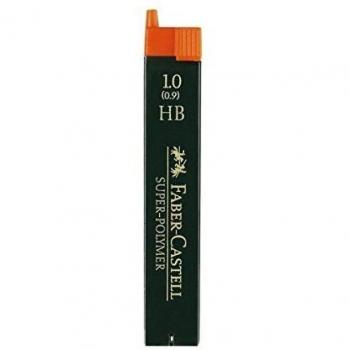 Faber-Castell 120900 - Paquete de 12 minas de 0.9 mm HB