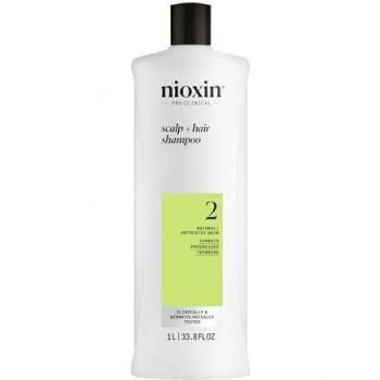 Nioxin System 2 Scalp + Hair Shampoo for Thinning Hair 1000 ml