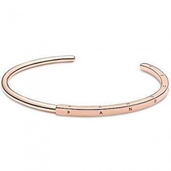 Pandora Rose Gold Signature I-D Open Bangle 20.5cm