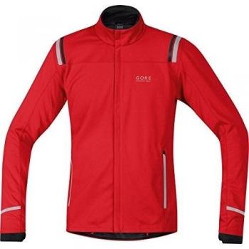 Gore Running Wear Mythos 2.0 Windstopper Soft Shell - Chaqueta para hombre, color rojo, talla M