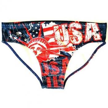 Bañador Slip Turbo Unisex Mapa Vintage USA 2013