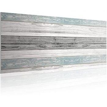 Cabecero para Cama de 90 cm, PVC Estampado, Impresión Patrón Madera, 95 x 60 x 0.5 cm, CAB-001
