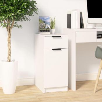 Escritorio blanco de madera multicapa 33,5x50x75 cm