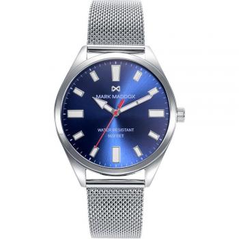 Mark Maddox Marais HM1011-36 - Reloj de Hombre con caja y malla milanesa de acero