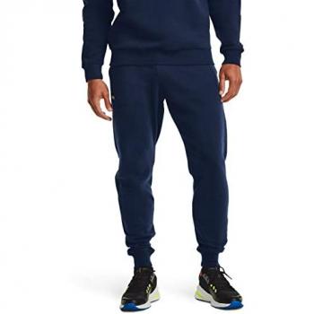 Pantalón Jogger Under Armour Rival Fleece Azul Marino para Hombre, Talla M, Tejido Fleece, Casual, Algodón
