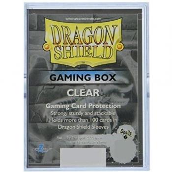 Arcane Tinmen Juegos Magic Box Dragon Shield Transparente Claro de la Caja de la Cubierta 100 Tarjetas