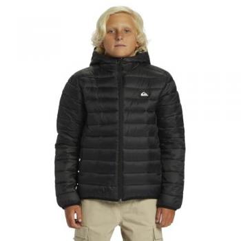 Chaqueta Aislante Quiksilver Scaly Negra para Niños de 8 a 16 Años, Uso Diario - XL