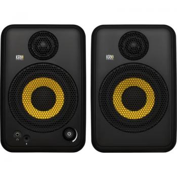 Monitores de Estudio Portátiles KRK GoAux 4 de 100W RMS, Pareja, Color Negro