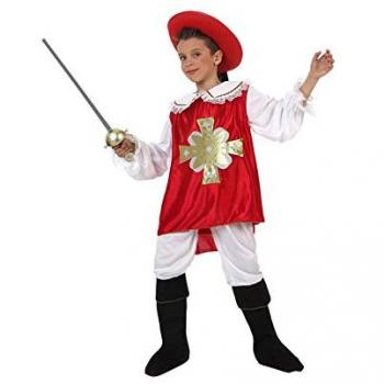 Disfraz de Mosquetero Infantil Blanco 7-9 Años