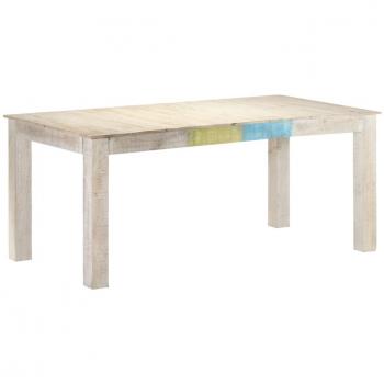 Mesa de comedor 180x90x76 cm en madera maciza de mango