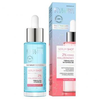 Eveline Cosmetics Serum Shot 2% Hyaluronic Acid Moisturizing and Nourishing Serum 30 ml