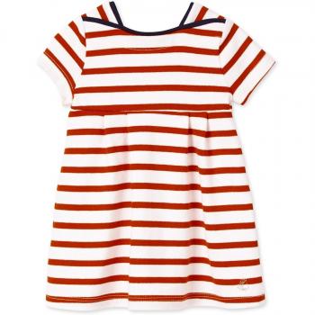 Petit Bateau Robe MC_24198, Vestido para Bebés, Mehrfarbig
