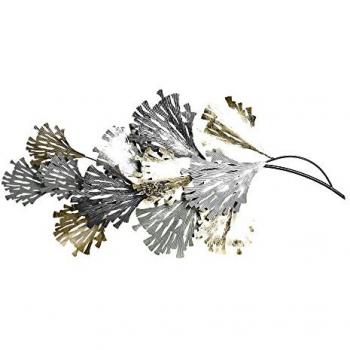 Decoración de Pared DKD Home Decor Gris Dorado Metal (65 x 10 x 134.6 cm)