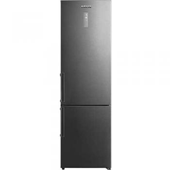 Edesa | Frigorífico Combi | Modelo EFC-2033 DNF EX | Refrigerador Capacidad de 321 litros | Tecnología DUAL No Frost | Eficiencia Energética D | Acabado en Acero Inoxidable
