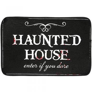 Guirca Felpudo Negro para Halloween 60x40 cm