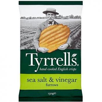 Tyrrell's Furrows Sea Salt & Vinegar 150g