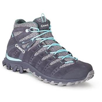 Botas de senderismo AKU Alterra Lite Mid GORE-TEX para mujer, color gris y azul, talla 36 EU